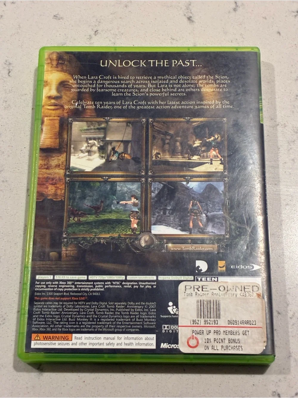 Tomb Raider Anniversary (Microsoft Xbox 360) - CIB Complete - Tested & Working